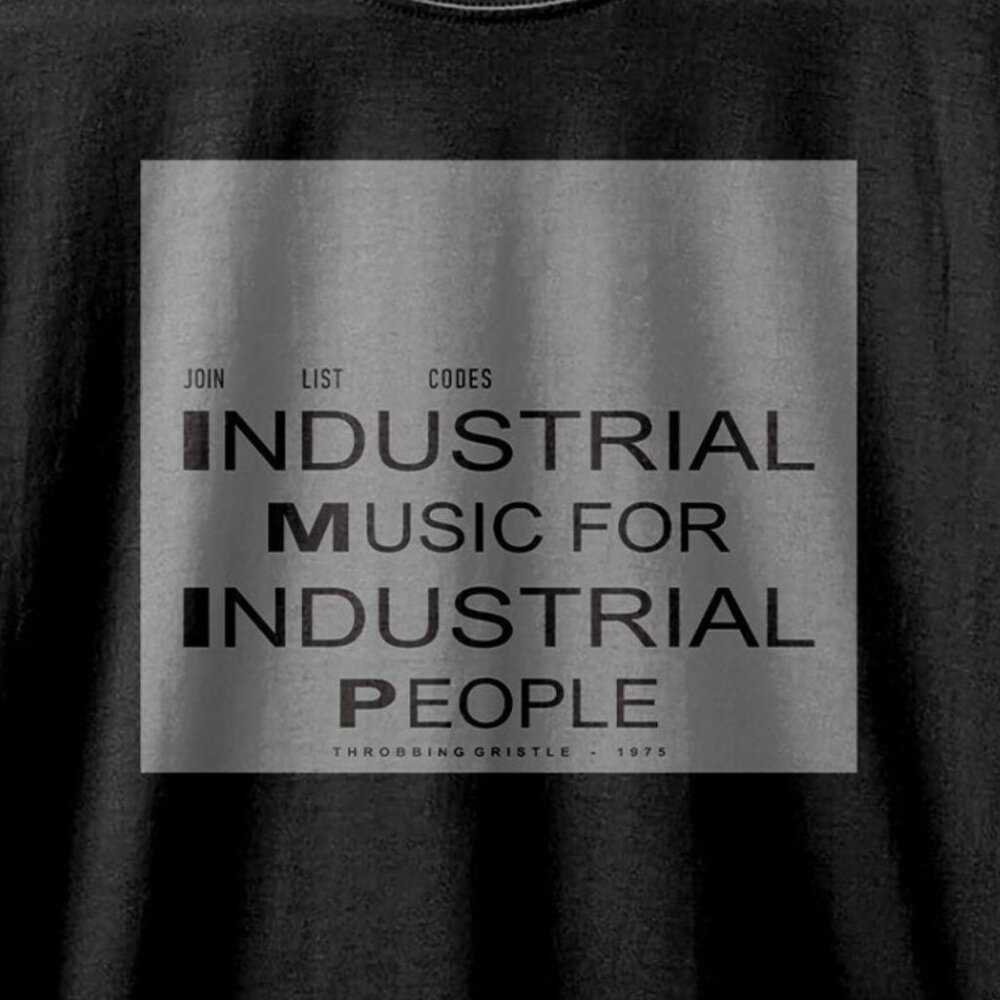 Throbbing Gristle 1975 Industrial Music For Industrial People Album T-Shirt 170 - Picture 2 of 5